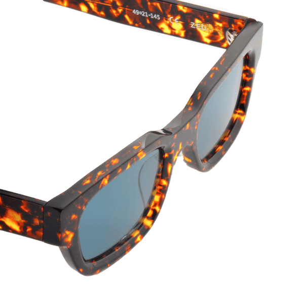 Zed / Havana Tortoise Acetate & Viridian Lens - Shade Files